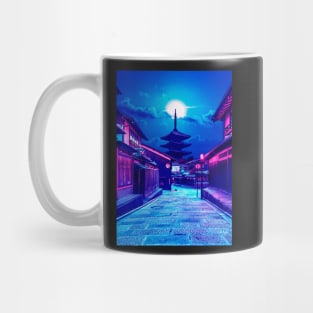 Yasaka Pagoda Cyberpunk tone Mug